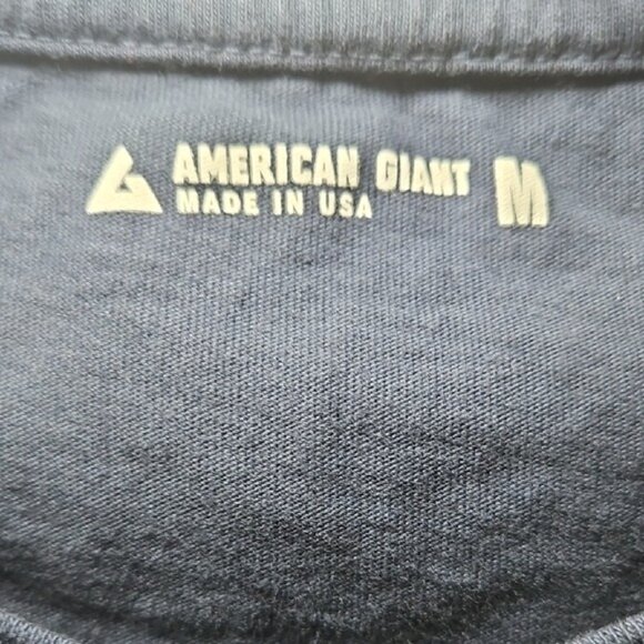 American Giant Short Sleeve Pocket Tee Size Medium New USA Casual Basic Men's - Picture 4 of 8
